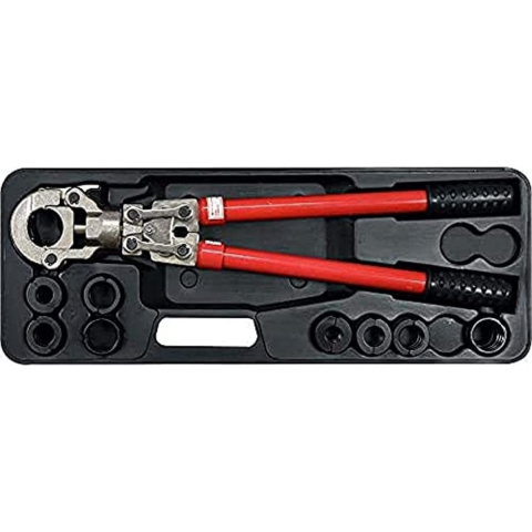 Yato YT-21735 HYDRAULIC HAND PRESS FOR PRESSING PEX-AL-PEX Fittingen WITH A SET OF 8 PIECES