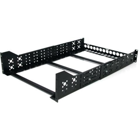 StarTech.com 3U Universele Server Rack Rails - TAA-conforme vaste montage rails - 19" verstelbare diepte rack mount rails (UNIRAILS3U) rack rail - 3U