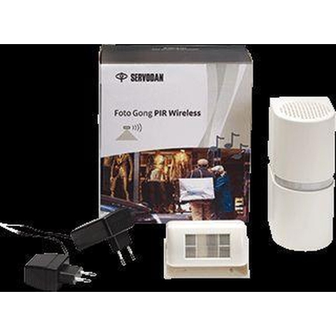 Niko-Servodan Foto gong pir wireless complete set 230 v ac