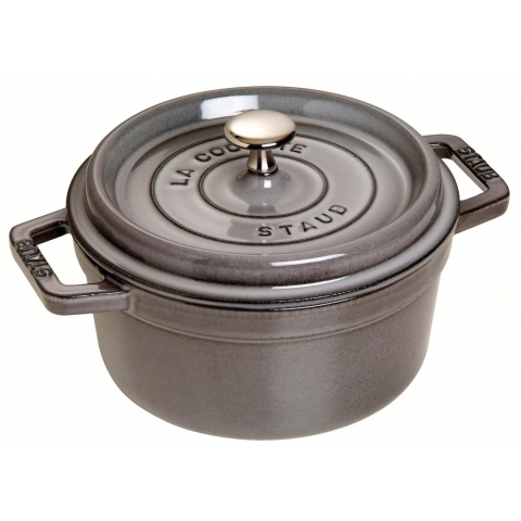 Staub Cocotte - 20 cm diameter - 2.2 L Graphite Grey