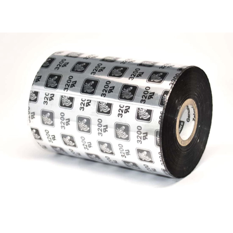 Zebra Lint 174mm x 450m - Print ink ribbon refill (thermal transfer) Zwart