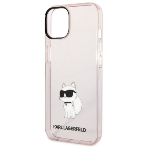 Karl Lagerfeld KLHCP14MHNCHTCP iPhone 14 Plus 6.7" pink/pink hardcase Ikonik Choupette