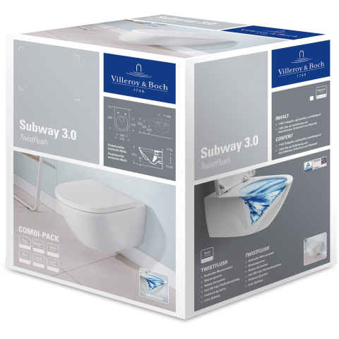 Villeroy & Boch Subway 3.0 hangende toiletpot bundel