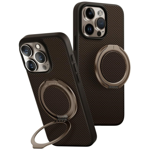 UNIQ Keva Air Magclick Charging GripFit Case for iPhone 16 Pro - Brown