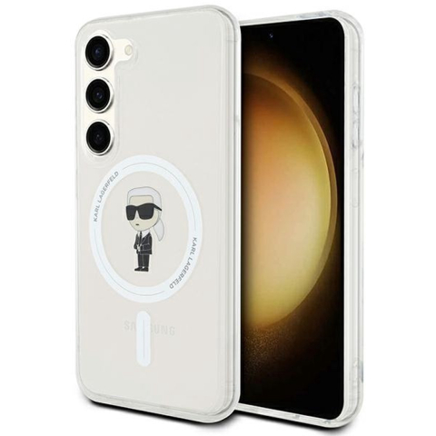 Karl Lagerfeld IML Ikonik MagSafe case for Samsung Galaxy S24 - transparent