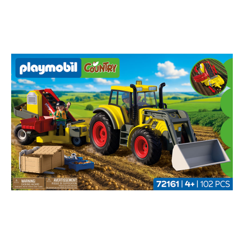 Playmobil - Large Tractor with Potato Harvester