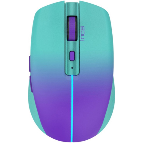 Incase INCA - mouse - Bluetooth 5.1 2.4 GHz - Muis - Optisch - 6 knoppen - Blauw