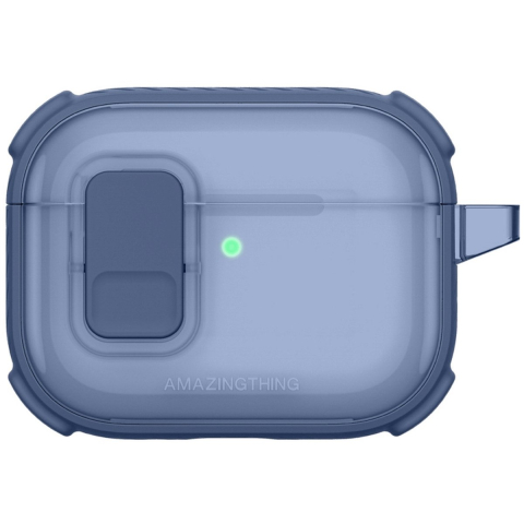 AmazingThing Titan Pro Mag Case Clear for AirPods Pro 3 - Blue