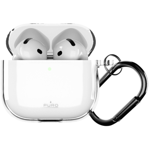 Puro 0.3 Nude Case for AirPods 4 - Transparent