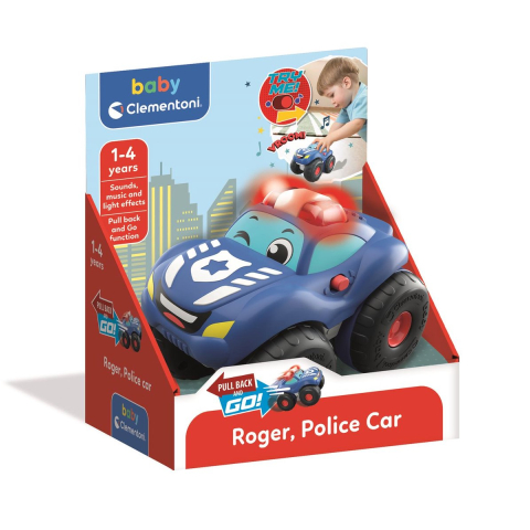 Clementoni Stunt Wheels Pullback Car Police