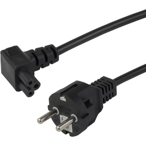 Deltaco - power cable - power CEE 7/7 to IEC 60320 C5 - 2 m