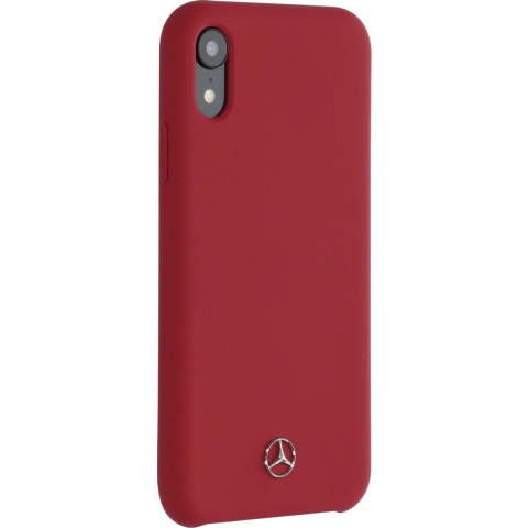 Mercedes Silicone Line Case for iPhone Xr - Red