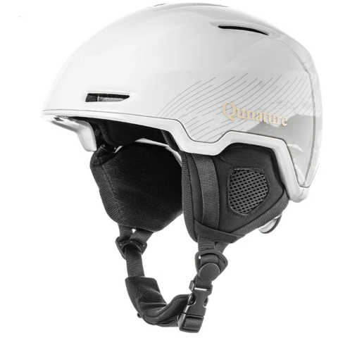 Rockbros Qunature 10130003002 Ski Helmet with Earmuffs Snowboard Size M - White
