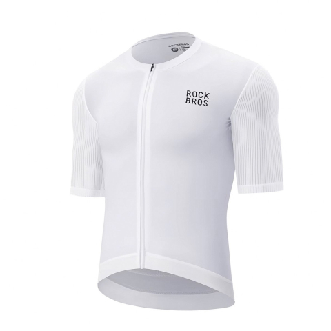 Rockbros 15200025 Short Sleeve Cycling Jersey Size XXXL - White