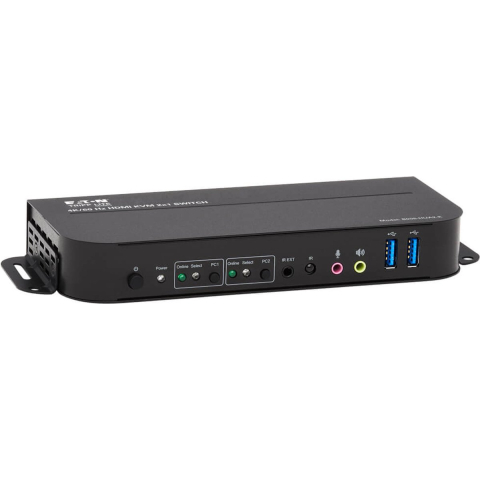 Eaton series HDMI KVM 2-Port 4K 60Hz 4:4:4 HDR HDCP 2.2 Support IR Remote and USB Cables
