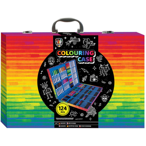Creative Craft Group ART SET in suitcase 124 pieces