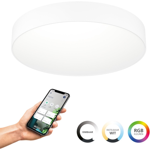 EGLO GALLIZZI-Z MATTER ceiling lamp Ø490 RGB/CCT 26W 3500lm white