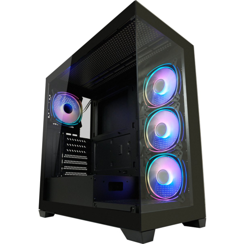 LC Power 715B - midi-tower - ATX - Case - Tower - Zwart