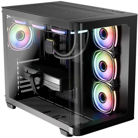 LC Power Gaming 8001B Pro-Storm Dark - Case - Tower - Zwart