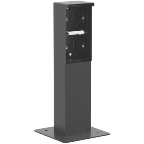 Niko-Servodan Hydro garden post with 2 functions including mounting flange, black