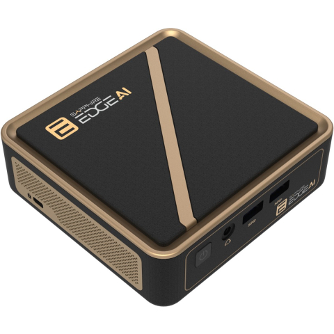 Sapphire Edge AI - mini PC - AI Ready - Ryzen AI 7 350 2 GHz - 0 GB - no HDD