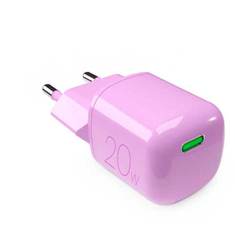 Puro MiniPro 20W USB-C Wall Charger - GAN Technology - Pink