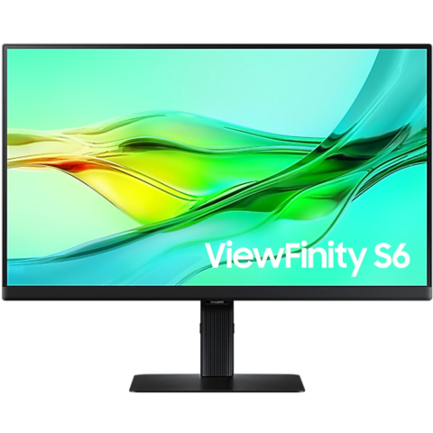24" Samsung ViewFinity S6 S24D604 - 2560x1440 (QHD) - 100Hz - IPS - 90W USB-C - KVM switch
