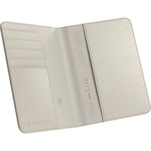 Satechi Vegan-Leather FindAll Passport Cover - Sand
