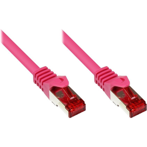 Alcasa electronik Good Connections RNS patch cable - 25 m - magenta - Roze - 25m