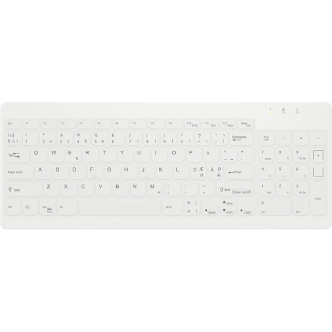 Cherry Medical AK-C7012 - keyboard - compact compact - QWERTY - Pan Nordic - white Input Device - Toetsenbord - Noords - Wit