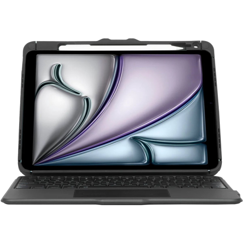 Targus Versavu - keyboard and folio case - with trackpad - QWERTZ - German - black Input Device - Keyboard and folio case - Duits - Zwart