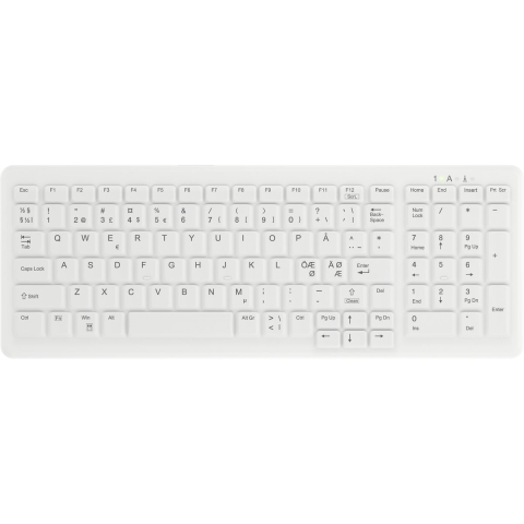 Cherry Active Key MedicalKey AK-C7000 - keyboard - Nordic - white Input Device - Toetsenbord - Noords - Wit