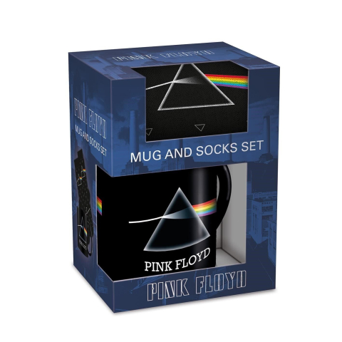 Pyramid - PINK FLOYD MUG & SOCK SET - UK sizes 3-8 (EU 36-41) - Sokken