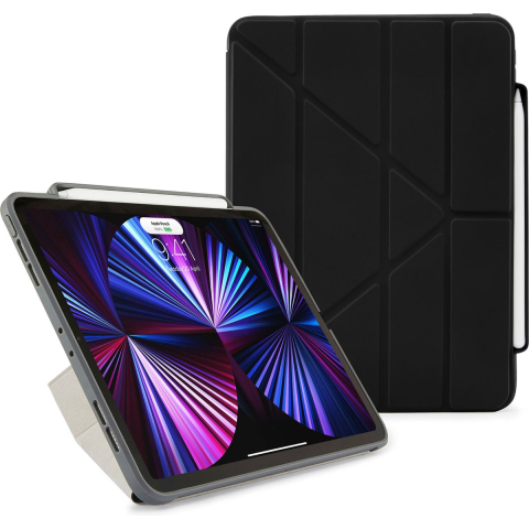 Pipetto iPad Pro 11" (2021) Origami No3 Pencil Case - Black