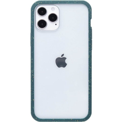 Pela Clear - iPhone 12/12 Pro case - Green