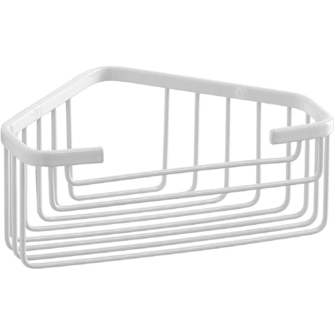 Gedy White Corner Basket
