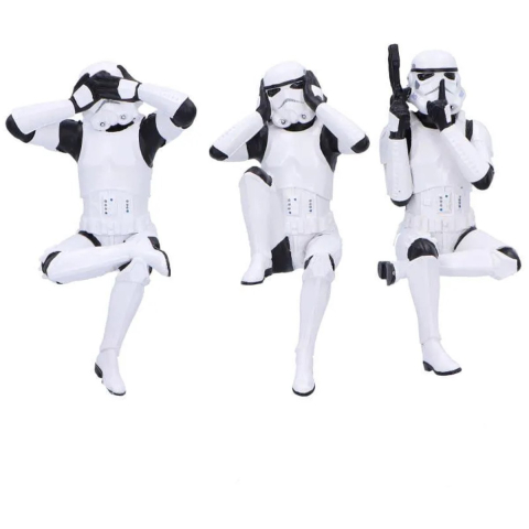 Nemesis Now - Three Wise Stormtroopers (Shelf Sitters) - Figuur