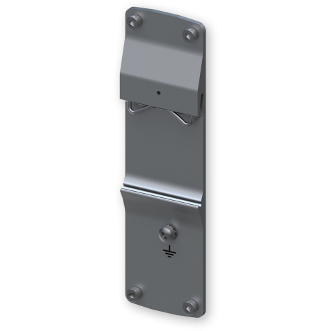 Teltonika TSW1 - DIN rail panel - rear with DIN rail holder