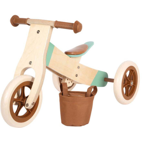 Small Foot - Wooden Tricycle Trike Caramel Brown