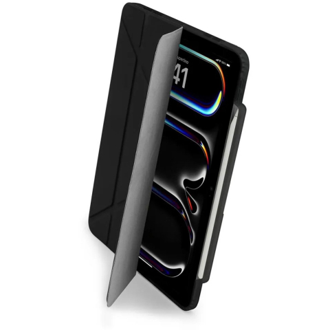 Pipetto iPad Pro 13 (2024) Origami No3 Pencil Case - Black