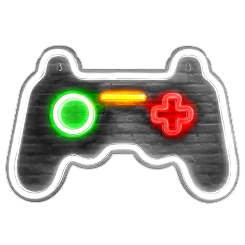 Mecharite - Controller LED Neon Sign - White - Lamp