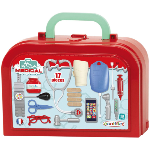 Ecoiffier Luxury Doctor's Case 17 pcs.