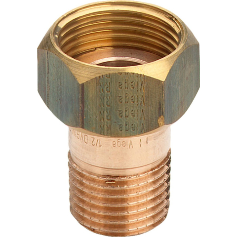 Viega connection screw fitting 1 1/4" x 1 1/2" gunmetal