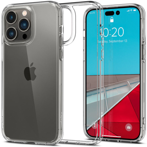 Spigen Crystal Hybrid - crystal clear - iPhone 14 Pro