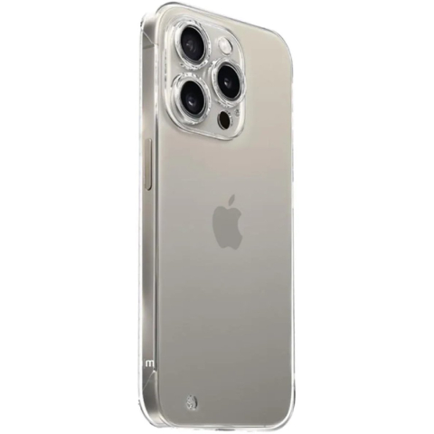 Just Mobile TENC [Slim Fit] for iPhone 15 Pro Max - Crystal