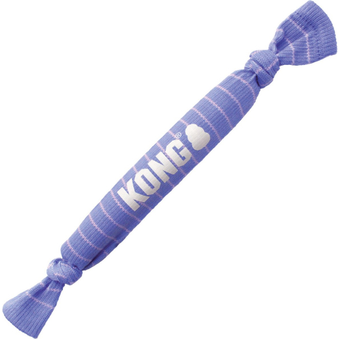 KONG Puppy Signature Crunch Rope Single - Purple