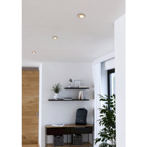 EGLO ZUJAR recessed spotlight Ø90 340lm 3-pack brushed steel