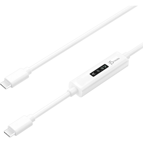 j5create USB-C Dynamic Power Meter Charging Cable