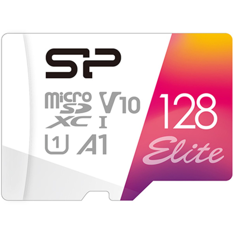Silicon Power Elite - flash Geheugenkaart - 128 GB - microSDXC UHS-I