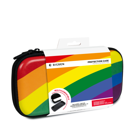 BigBen Interactive Travel Case Large - Rainbow (Nintendo Switch) - Nintendo Switch